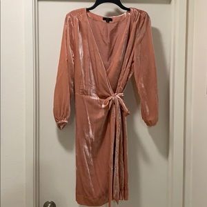 J. Crew Velvet Wrap Dress Size 14